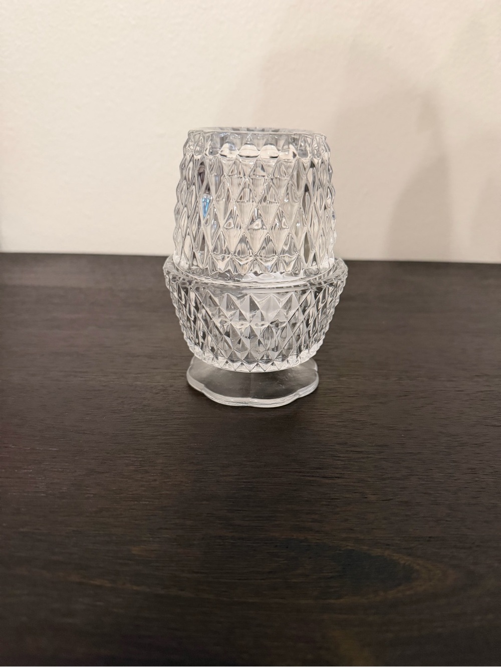 Vintage Indiana Glass Fairy Lamp